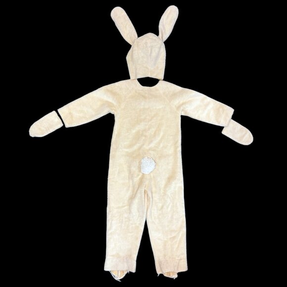 Vintage White Bunny Rabbit Costume w wired Ears Halloween Easter Short Adult - Picture 3 of 16